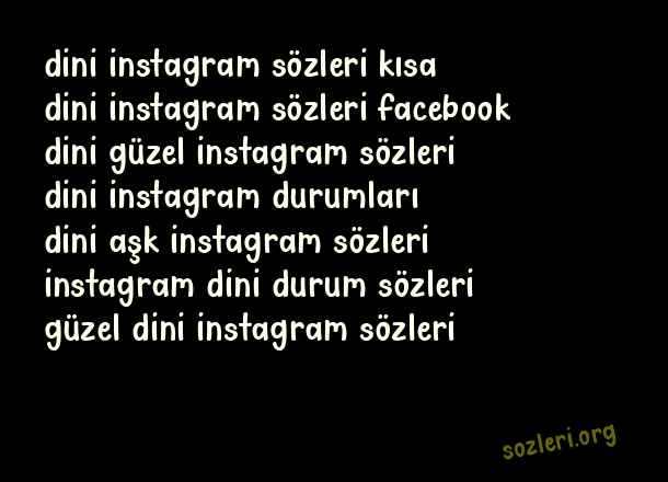 Dini İnstagram