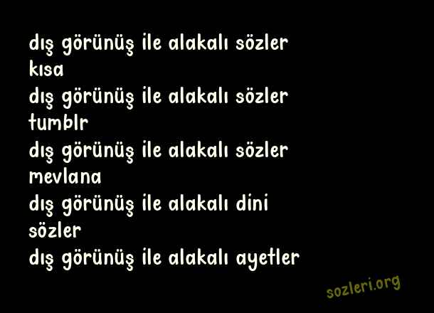 Dış Görünüş