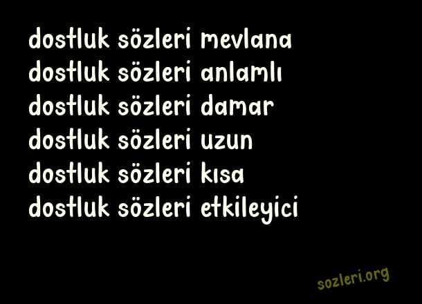 Dostluk