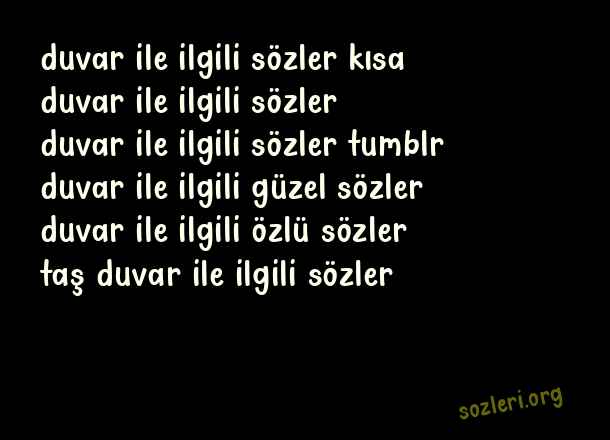 Duvar