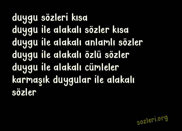 Duygu
