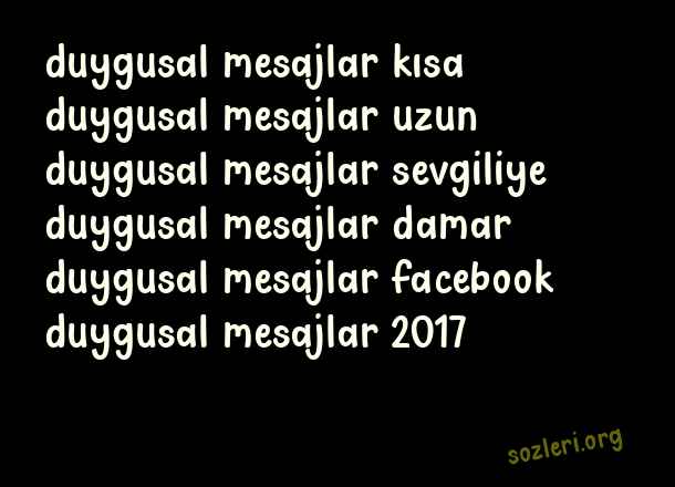 Duygusal Mesajlar