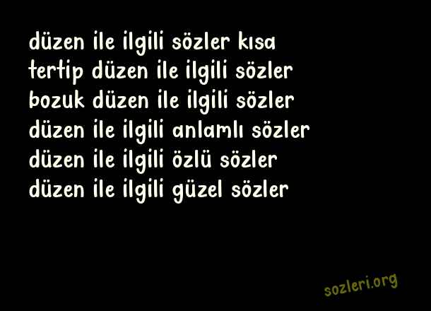 Düzen