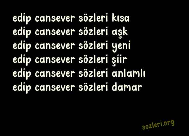 Edip Cansever