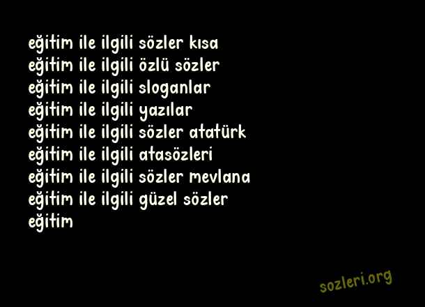 Eğitim