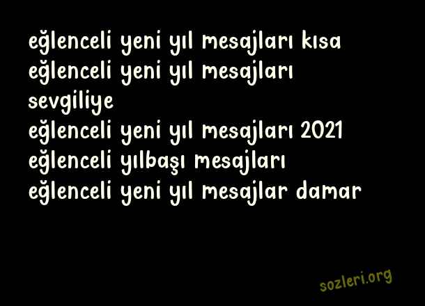 Eğlenceli Yeni Yıl