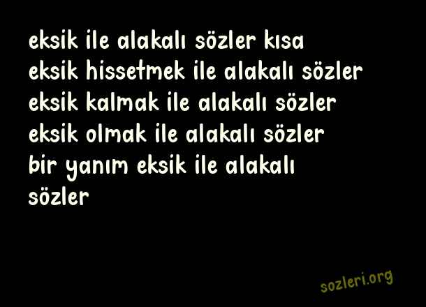 Eksik