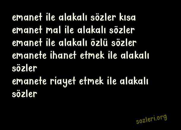 Emanet