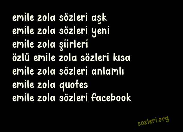 Emile Zola