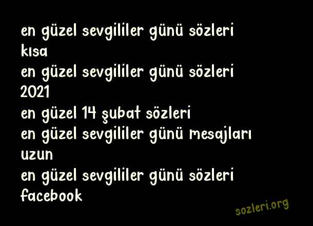 En Güzel Sevgililer Günü