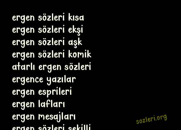 Ergen
