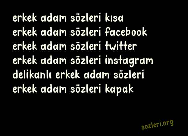 Erkek Adam