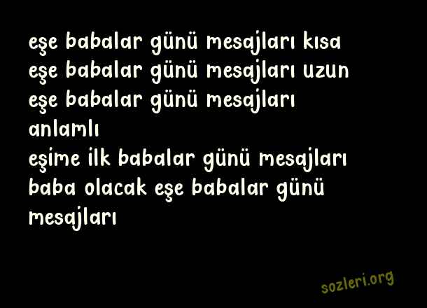 Eşe Babalar Günü