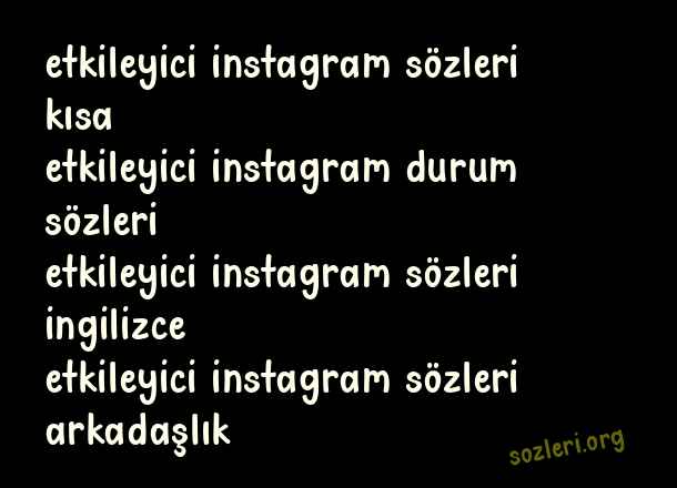 Etkileyici İnstagram
