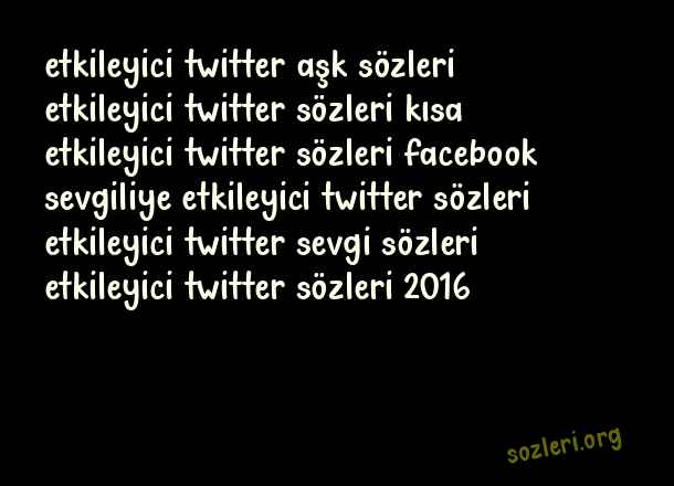 Etkileyici Twitter