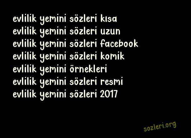 Evlilik Yemini