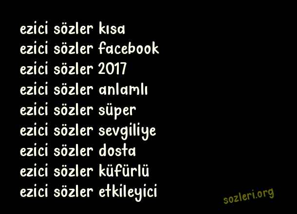 Ezici Sözler