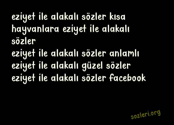 Eziyet