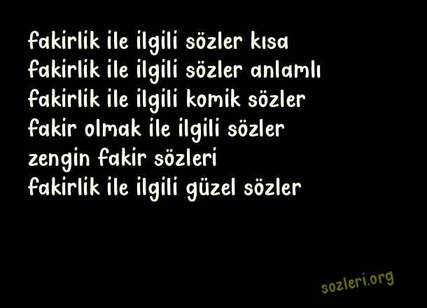 Fakirlik