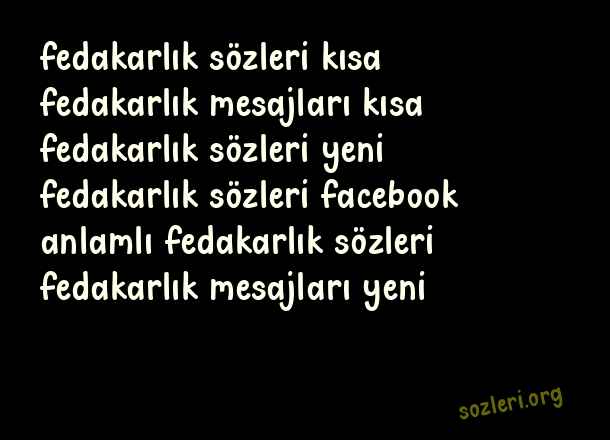 Fedakarlık