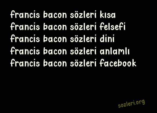 Francis Bacon