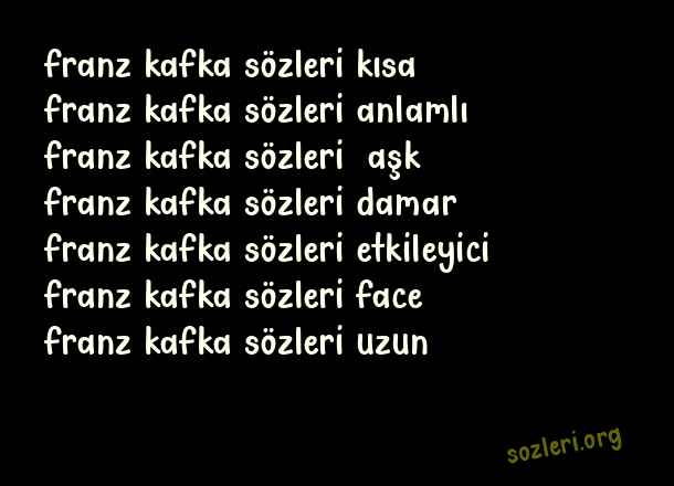 Franz Kafka