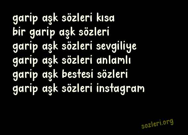 Garip Aşk