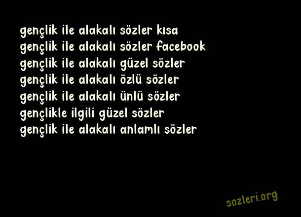 Gençlik