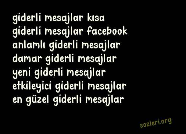 Giderli Mesajlar