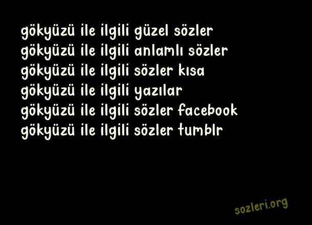 Gökyüzü