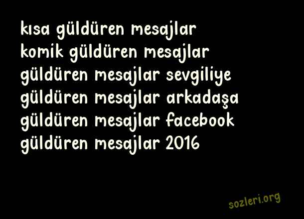 Güldüren Mesajlar