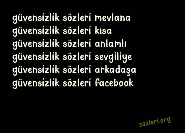 Güvensizlik