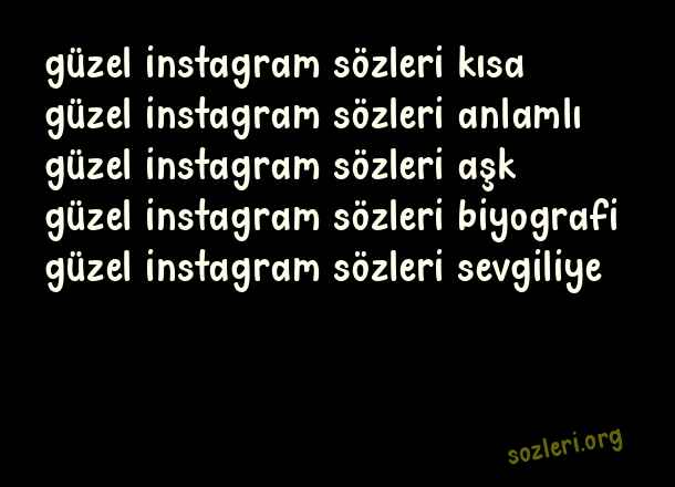 Güzel İnstagram