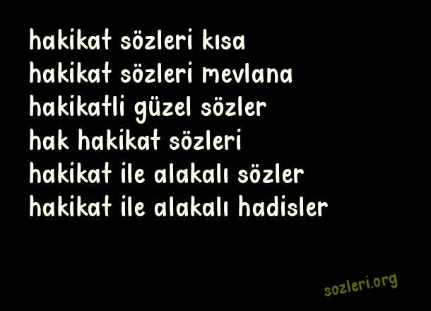 Hakikat
