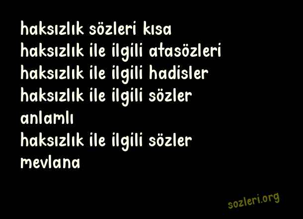 Haksızlık