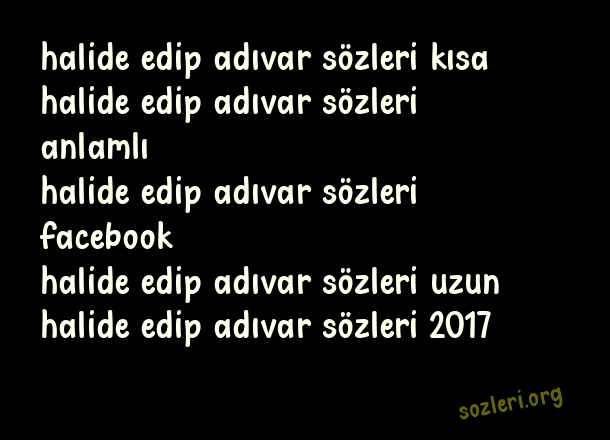 Halide Edip Adıvar