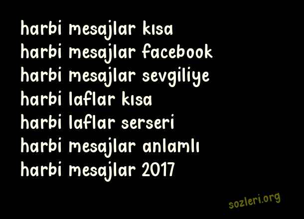 Harbi Mesajlar