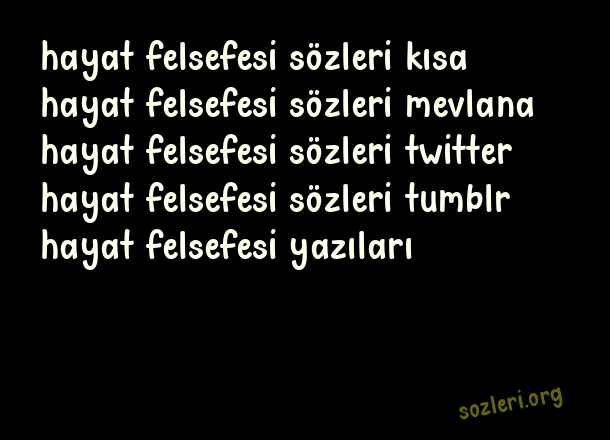 Hayat Felsefesi