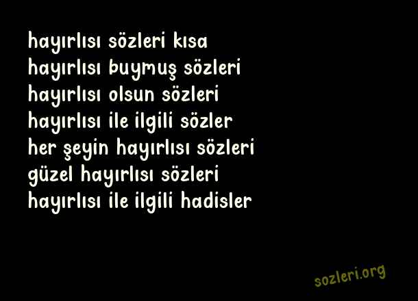 Hayırlısı