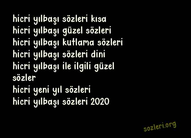 Hicri Yılbaşı