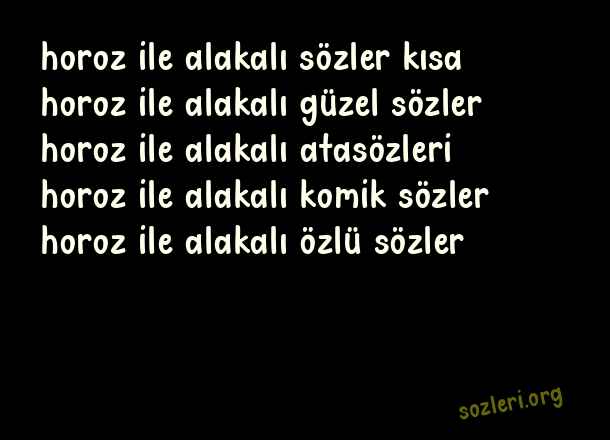 Horoz