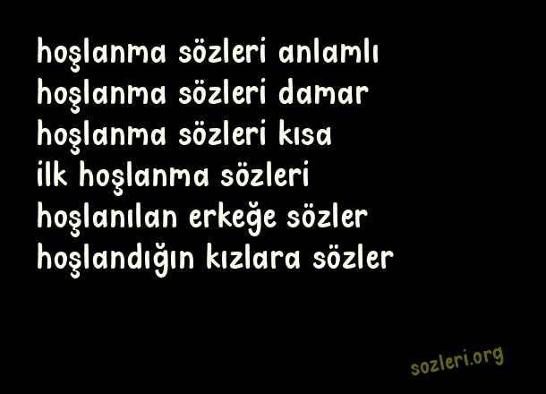 Hoşlanma