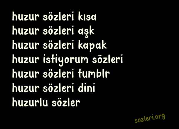 Huzur