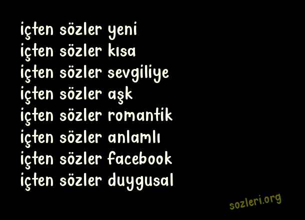 İçten Sözler