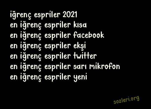 İğrenç Espriler