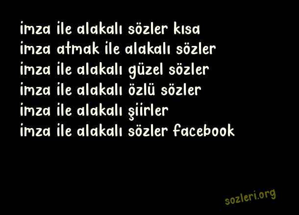 İmza