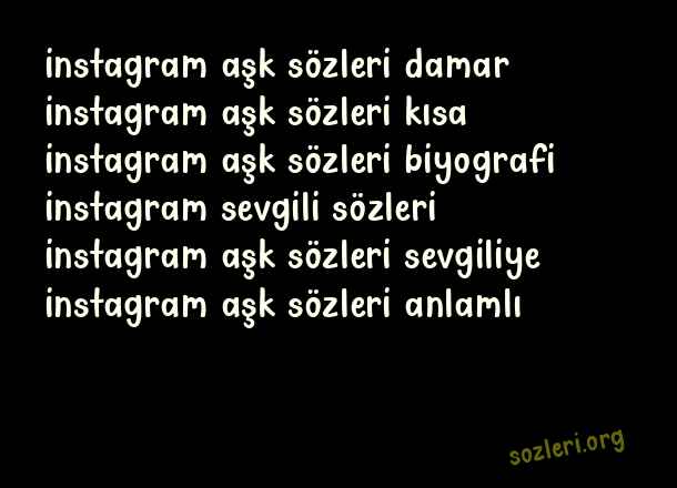 İnstagram Aşk