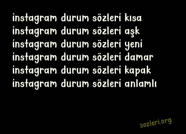 İnstagram Durum