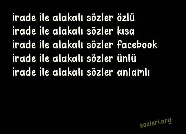 İrade