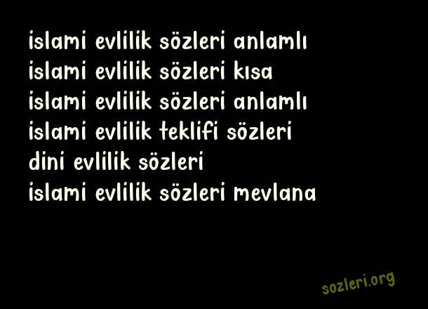 İslami Evlilik